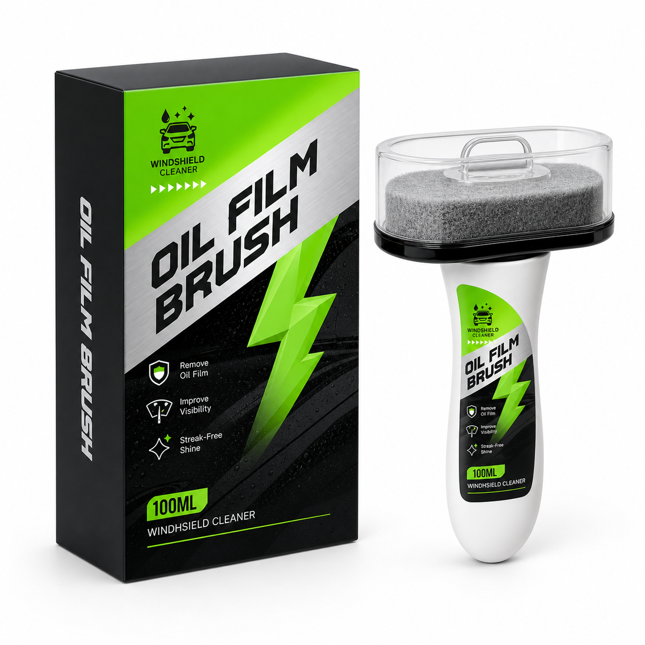 Oil Film Brush - Windshield Oil Film Remover