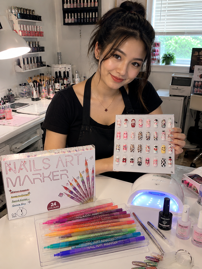 Customer review nail marker design one